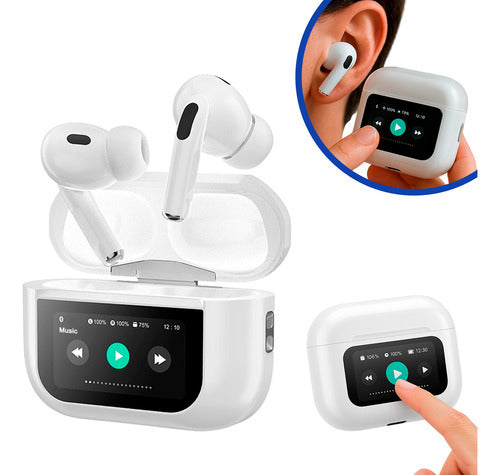 Air Pods audifonos con Pantalla  a Tactil